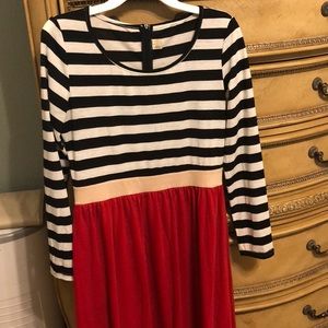 Long sleeve maxi dress